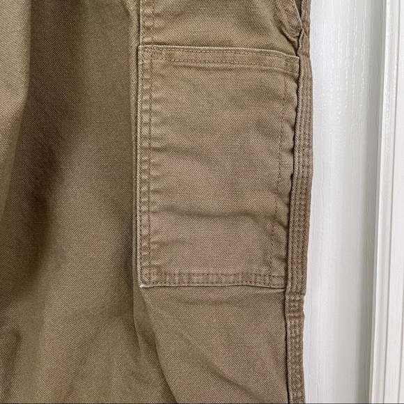 Wrangler mens relaxed flex carpenter jeans khaki canvas 44 X 32 - Picture 4 of 7